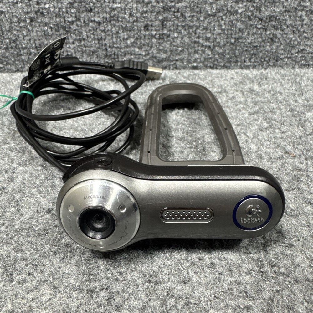 Used Logitech Fusion‎ 1.3 MP Webcam Camera Model V-UAR33 861196-0000